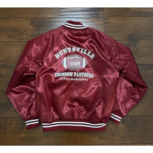Vintage 1980s Huntsville Alabama Satin Jacket - Picture 2 of 10